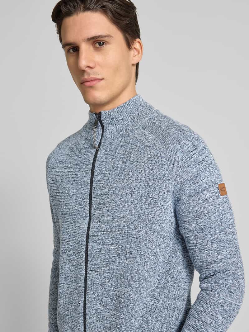 camel active Gebreid jack met ritssluiting