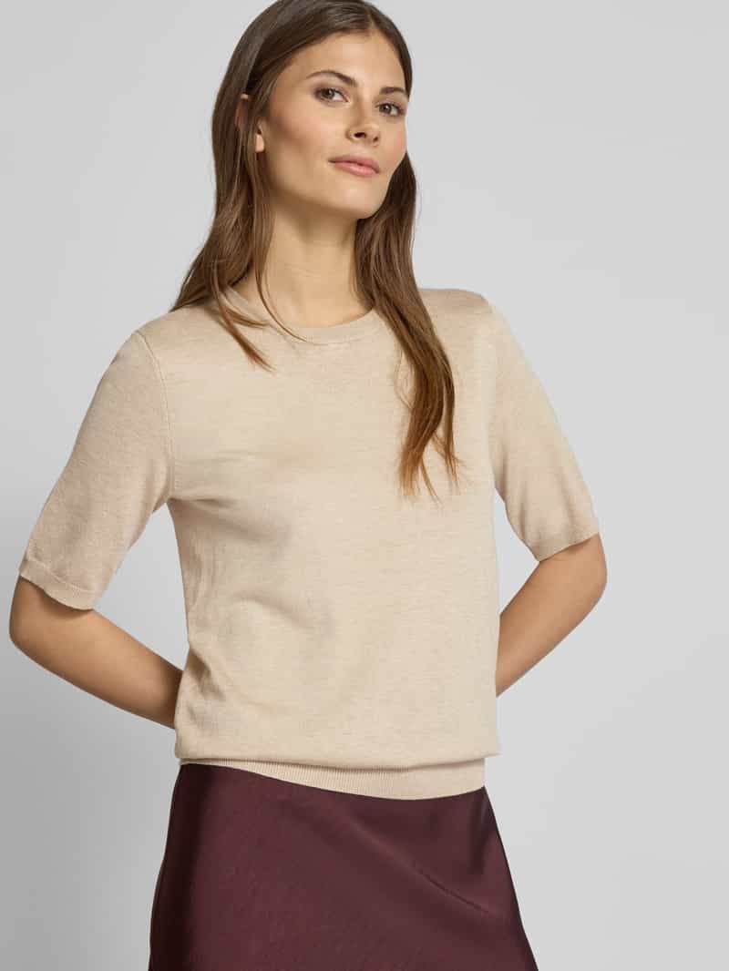Kaffe Gebreide pullover met 1 2-mouwen model 'lizza'