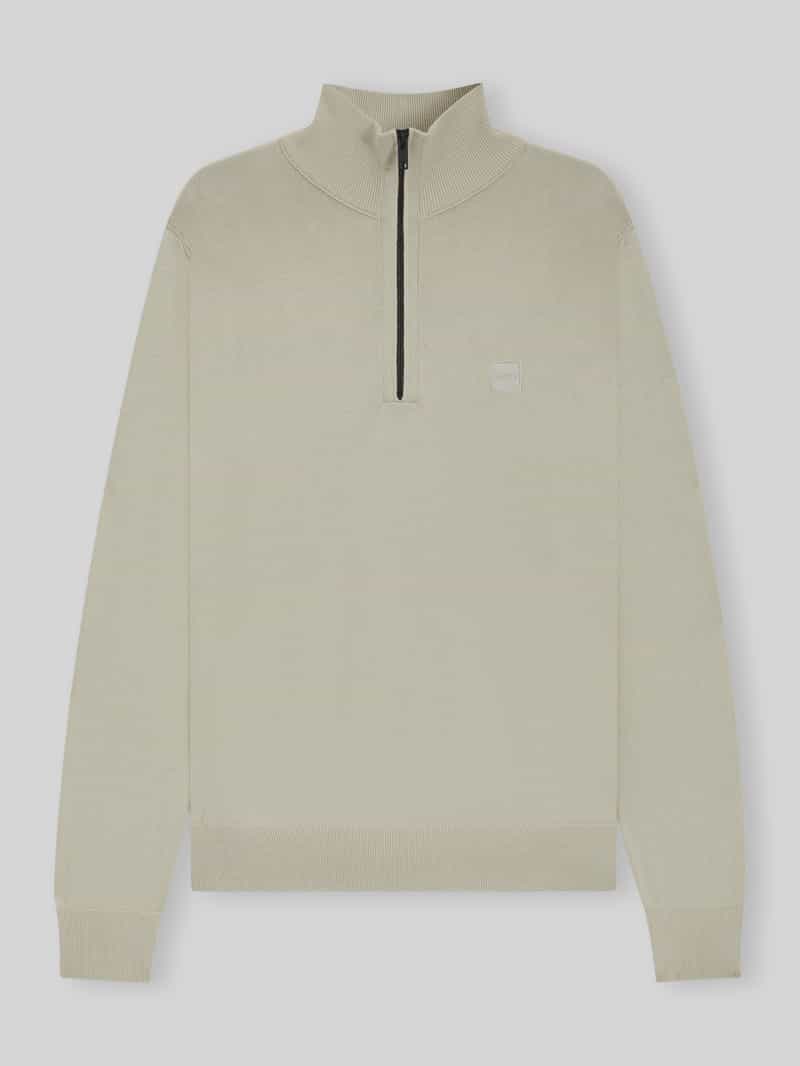 Boss gebreide trui met kasjmier - light beige, foto 7