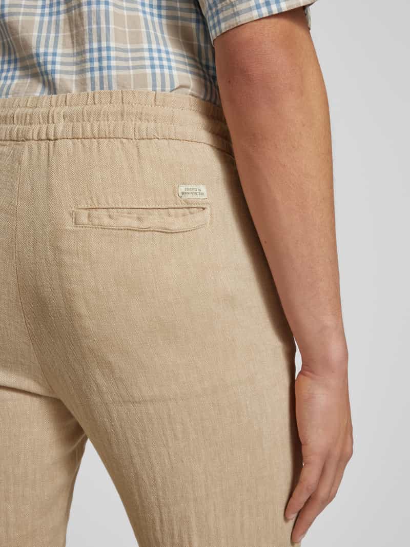 Blend Regular fit stoffen broek met tunnelkoord model 'MORGAN'