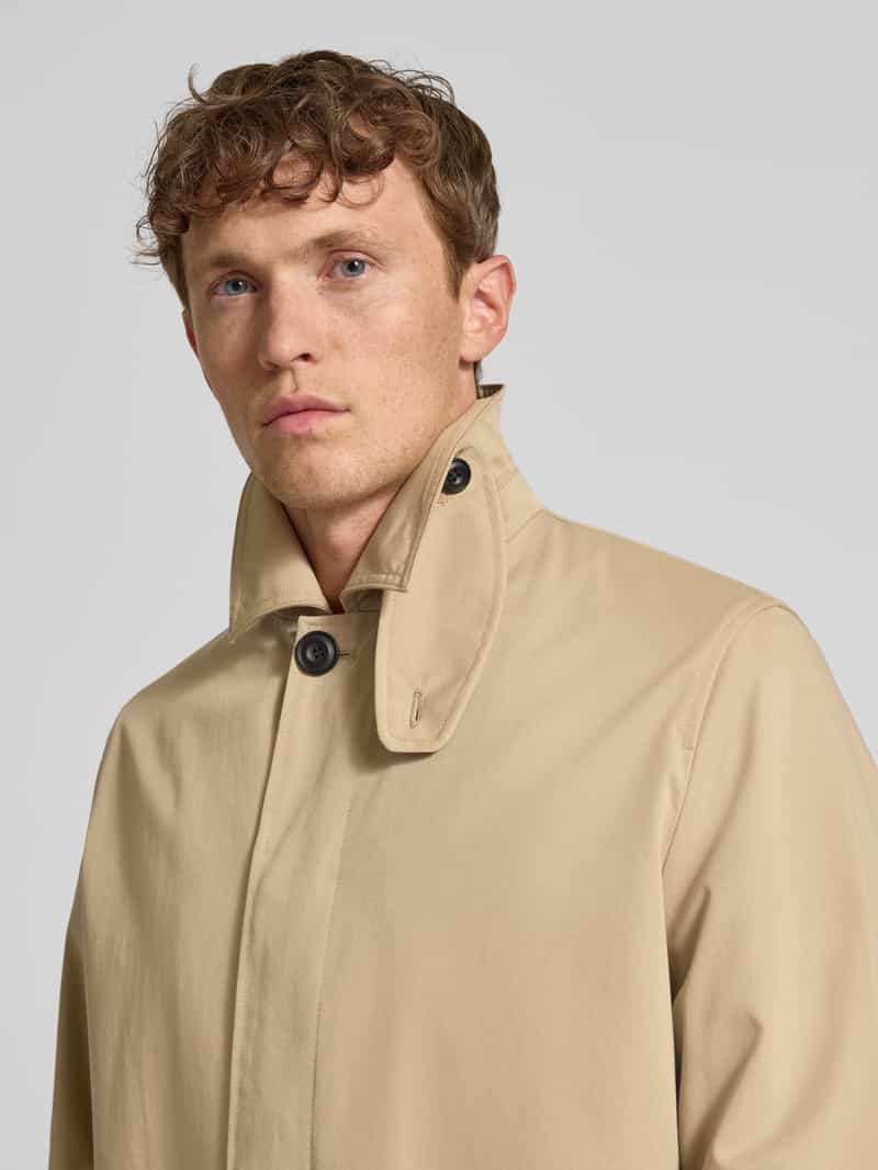 HUGO Regular fit trenchcoat met katoen model 'MAVER2431'