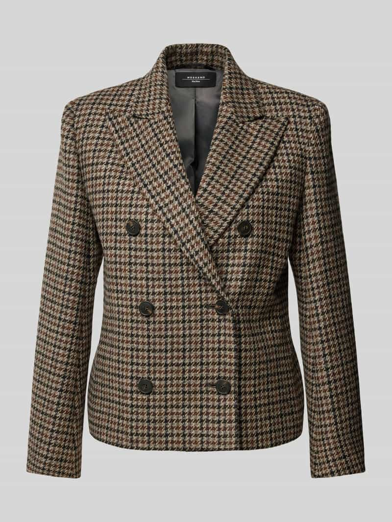 Weekend Max Mara Slim fit blazer van scheerwolmix, model 'NAUSICA'