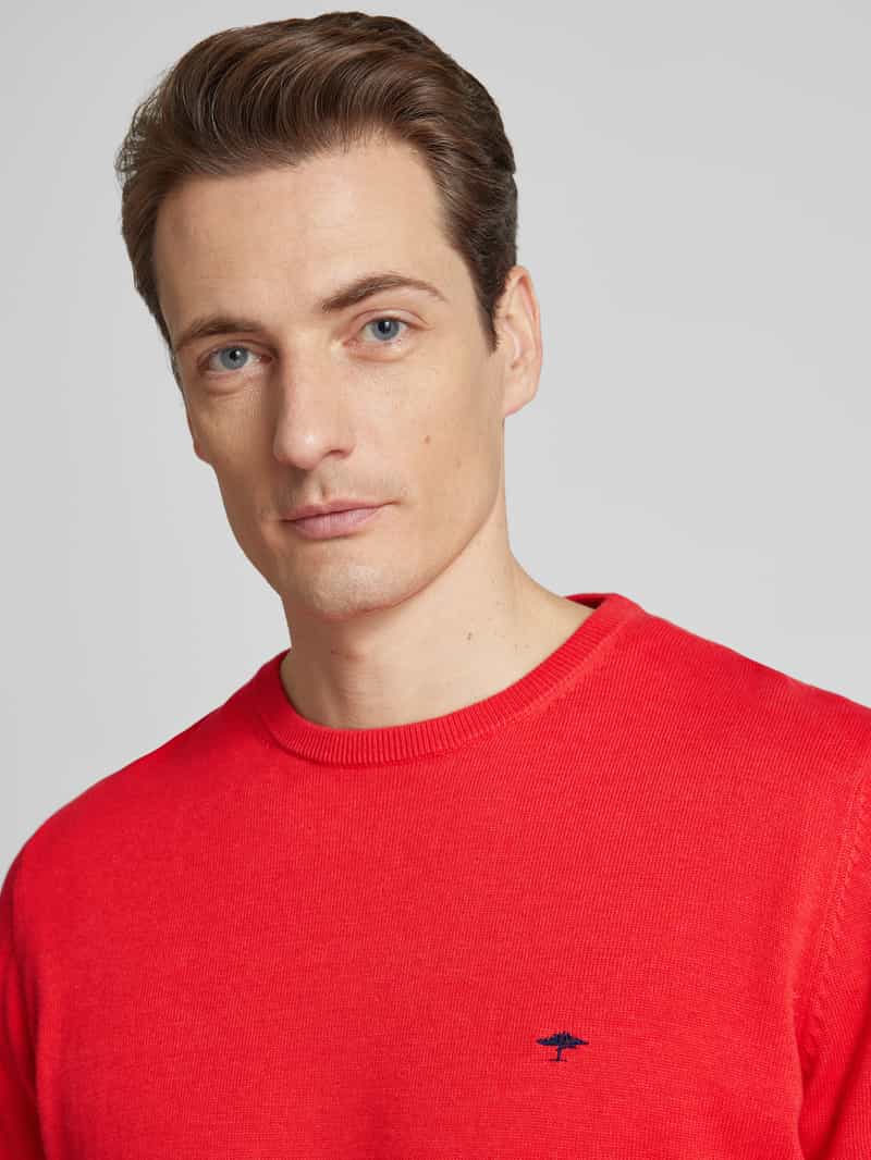 FYNCH-HATTON Gebreide pullover met ronde hals