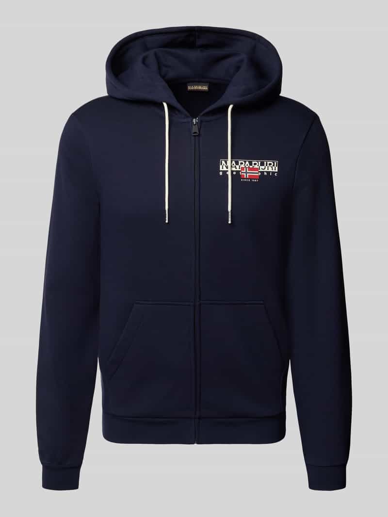 Napapijri Sweatjack met capuchon en kangoeroezak model 'AYLMER'