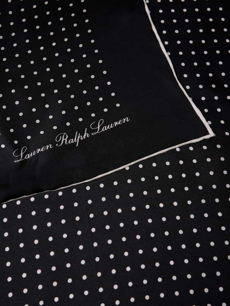 Lauren Ralph Lauren Sjaal van belseta met labeldetail