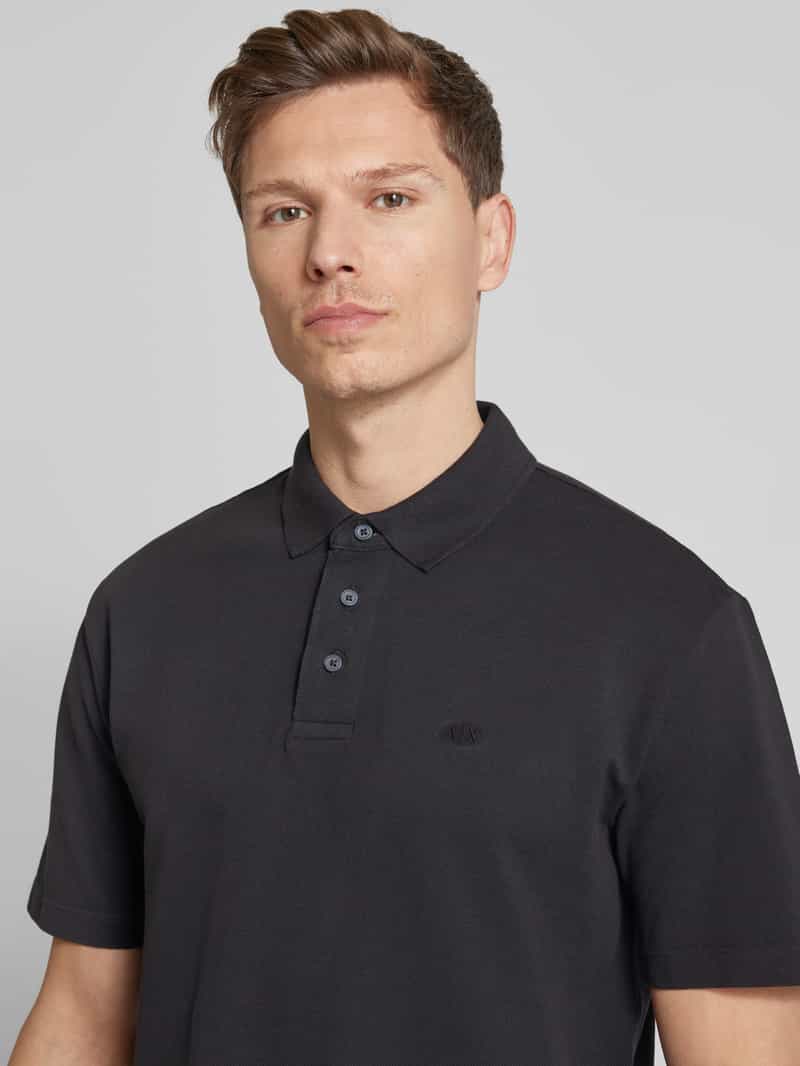 Armani Exchange Poloshirt met korte knoopsluiting