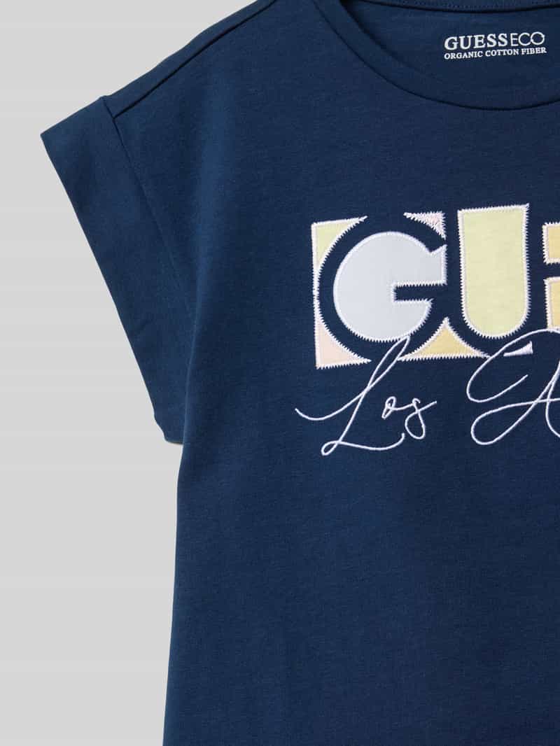 Guess T-shirt met labelstitching