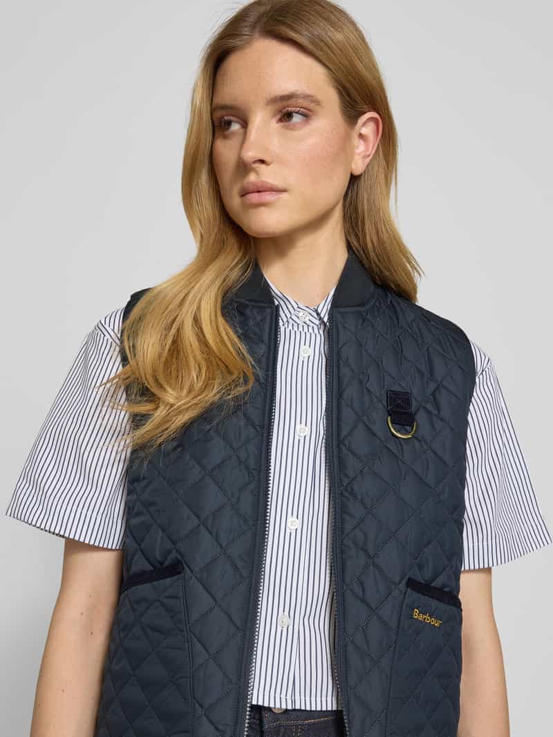 Barbour Regular fit bodywarmer met labelapplicatie