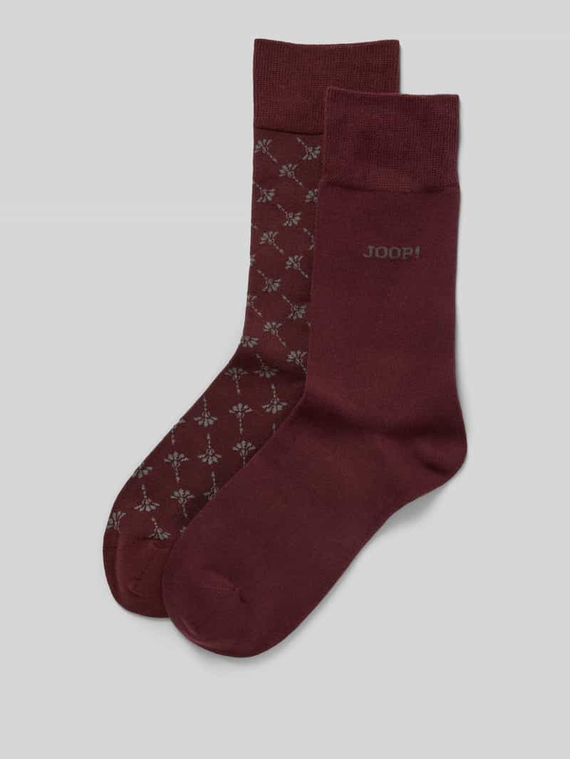 JOOP! Collection Sokken met elastische ribboordjes in een set van 2 paar