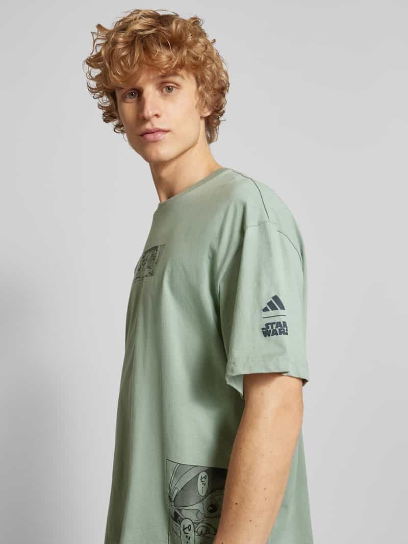 adidas Sportswear T-shirt met labelprint