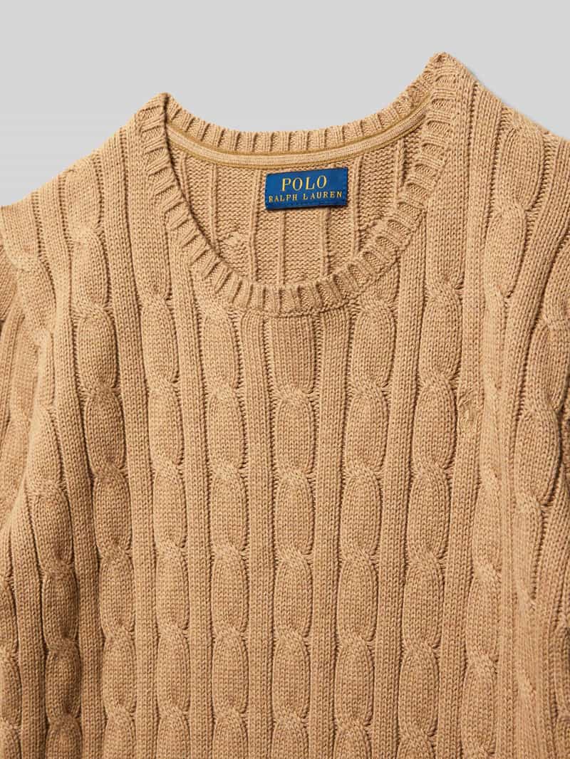 Polo Ralph Lauren Kids Gebreide pullover met ribboorden