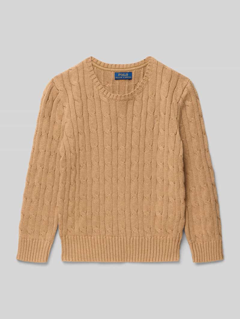 Polo Ralph Lauren Kids Gebreide pullover met ribboorden