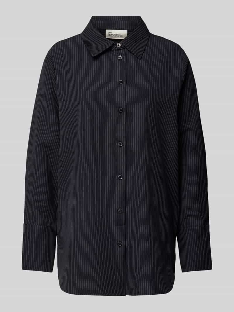 My Essential Wardrobe Regular fit overhemdblouse met doorknoopsluiting