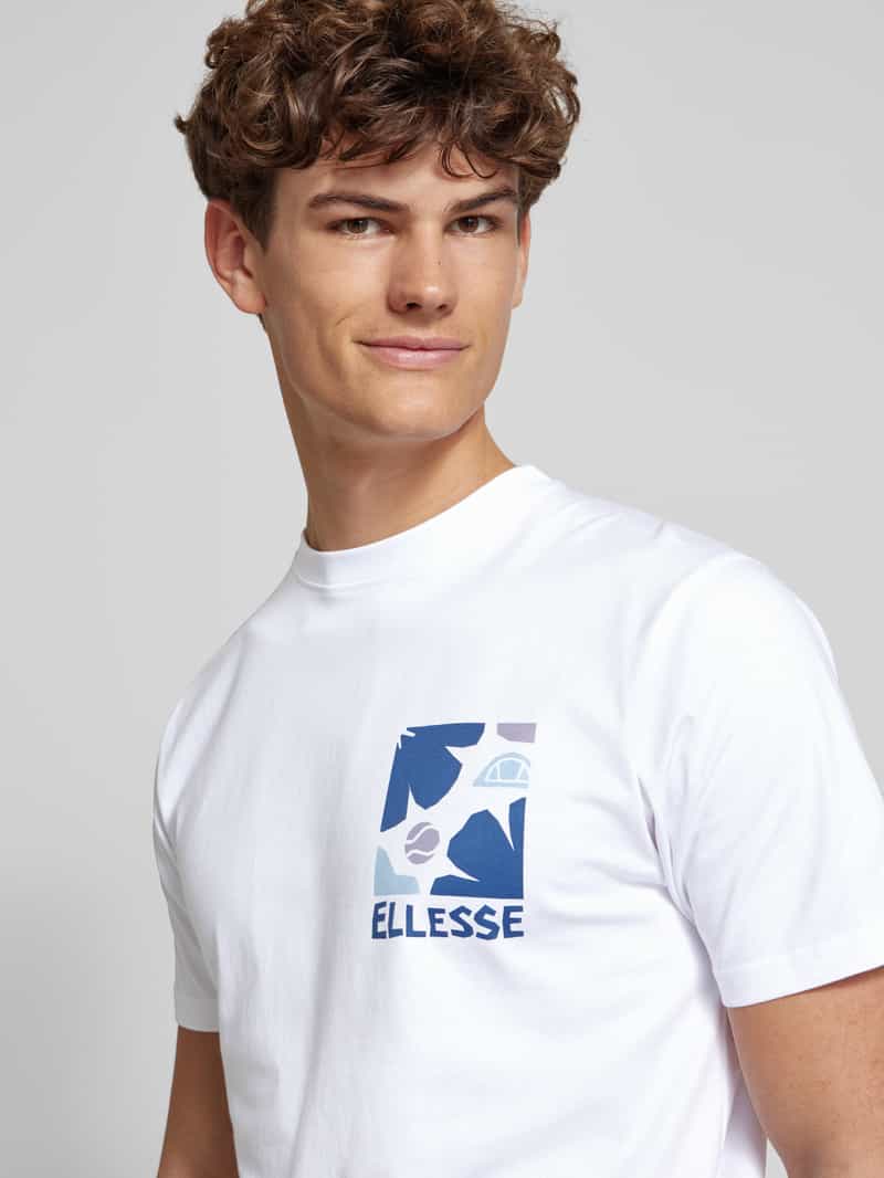 Ellesse T-shirt met labelprint model 'IMPRONTA'