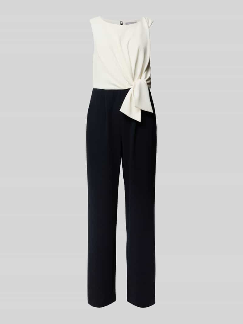 Christian Berg Cocktail Jumpsuit met knoopdetail