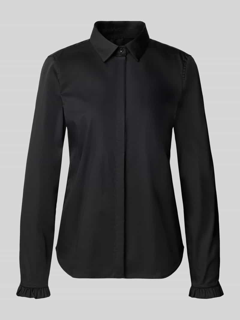 MOS MOSH overhemdblouse van katoenmix model 'Mattie'