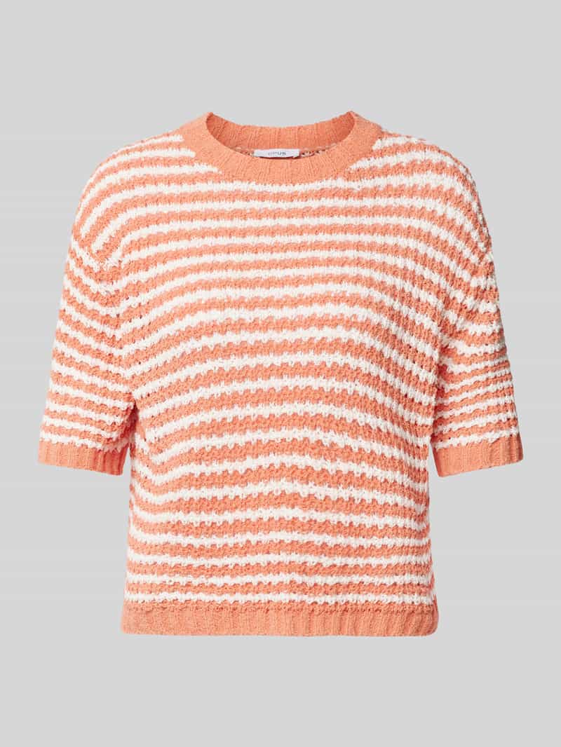 Opus Gebreide pullover met ribboorden model 'Palvadora'