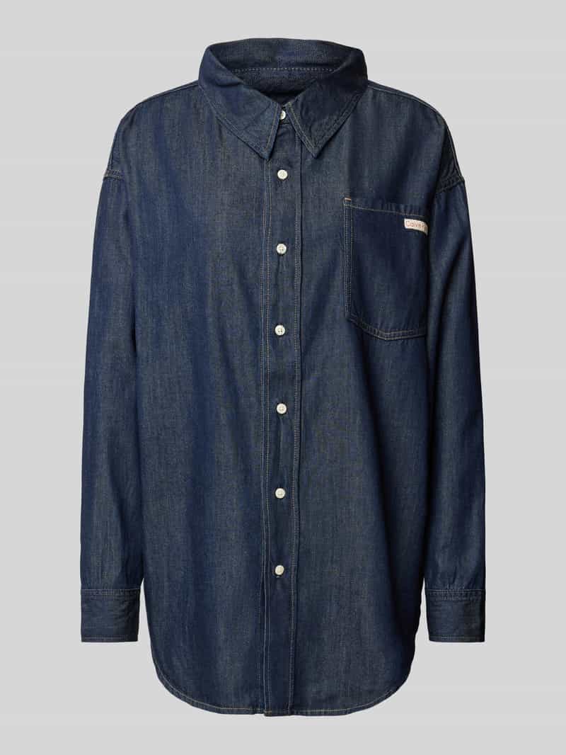 Calvin Klein Jeans blouse OVERSIZED LS DENIM SHIRT