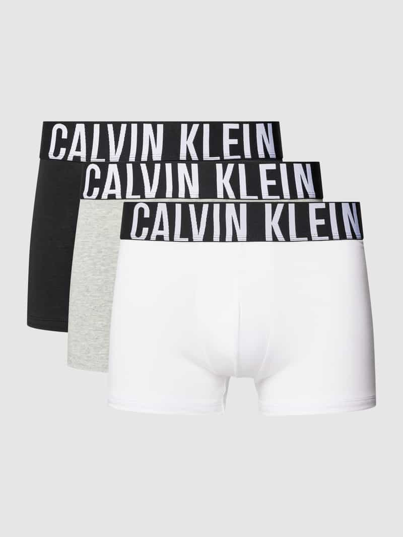 Calvin Klein Underwear Boxershort met band met label in een set van 3 stuks