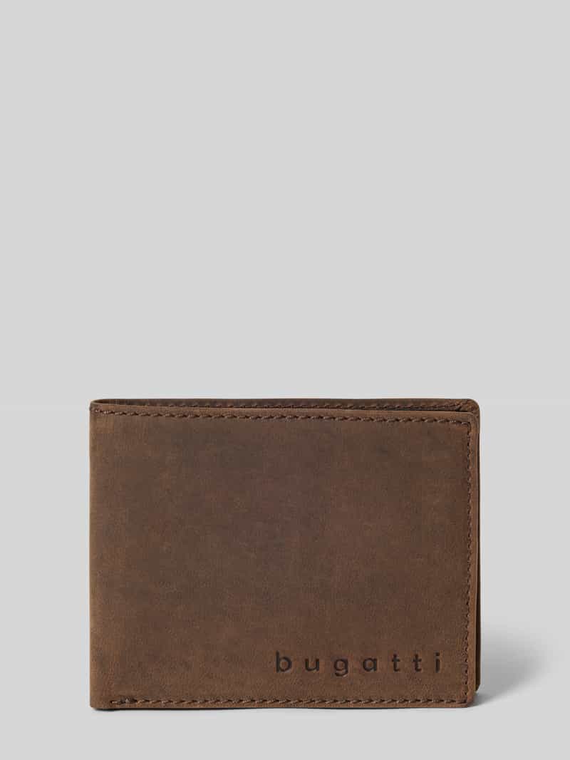 Bugatti Portemonnee met labeldetail model 'Luca'