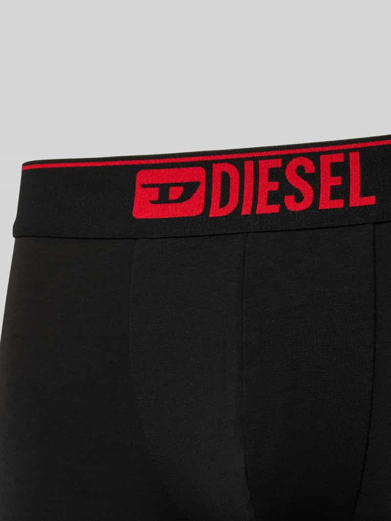 Diesel Boxershort met elastische band met logo in een set van 3 stuks