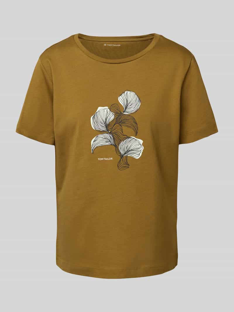 Tom Tailor Regular fit T-shirt van puur katoen