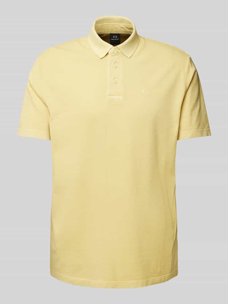 Armani Exchange Poloshirt met korte knoopsluiting