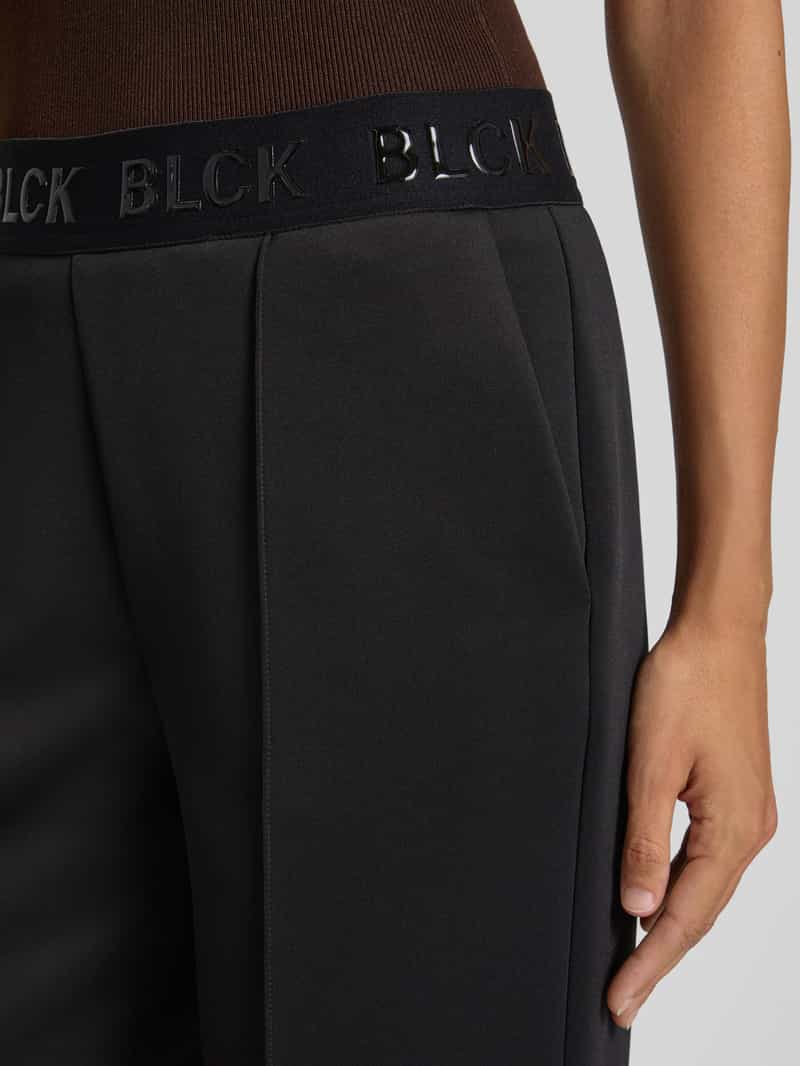 s.Oliver BLACK LABEL Straight leg broek met elastische band