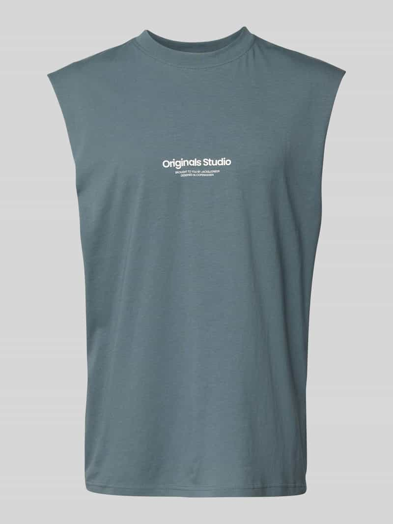 Jack & jones Tanktop met labelprint, model 'VESTERBRO'