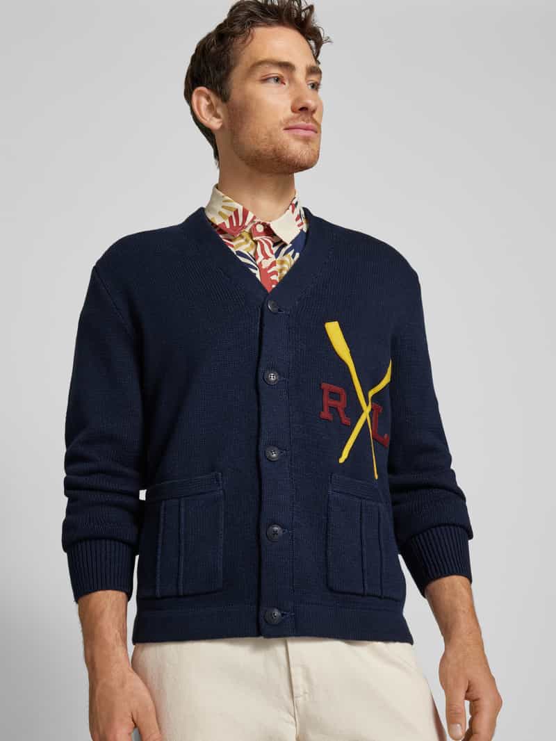 Polo Ralph Lauren Gebreide cardigan met labelpatch