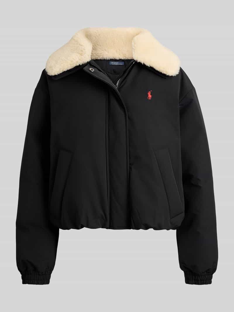 Polo Ralph Lauren Bomberjack met afneembare kraag van imitatiebont