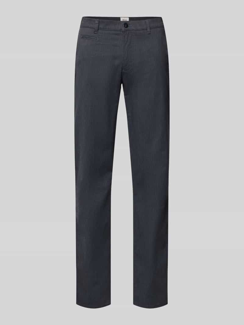 BRAX slim fit broek met persplooien model 'Fabio'