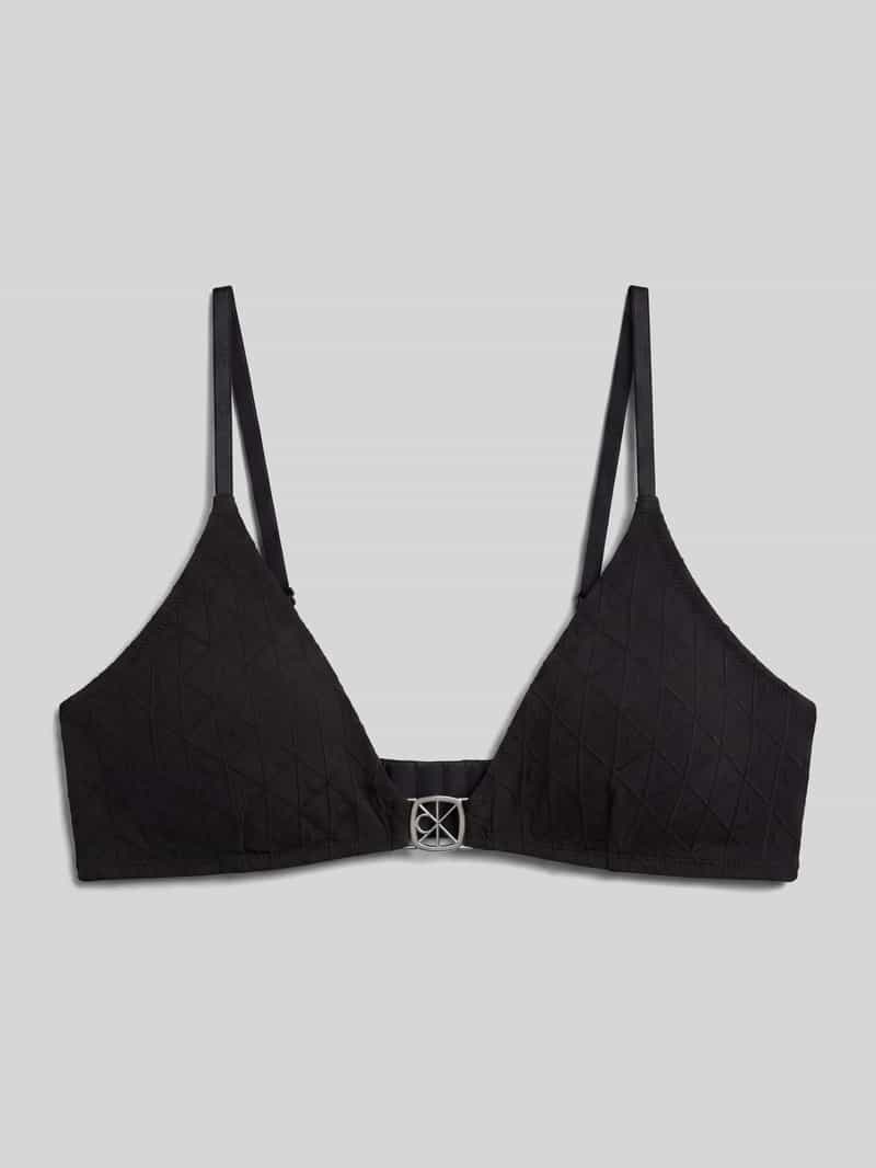 Calvin Klein Underwear Bralette met all-over motief model 'EMBOS'