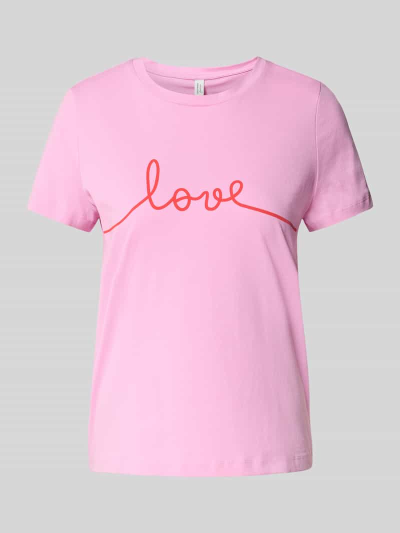 Vero Moda Regular fit T-shirt van puur katoen model 'KAMI'