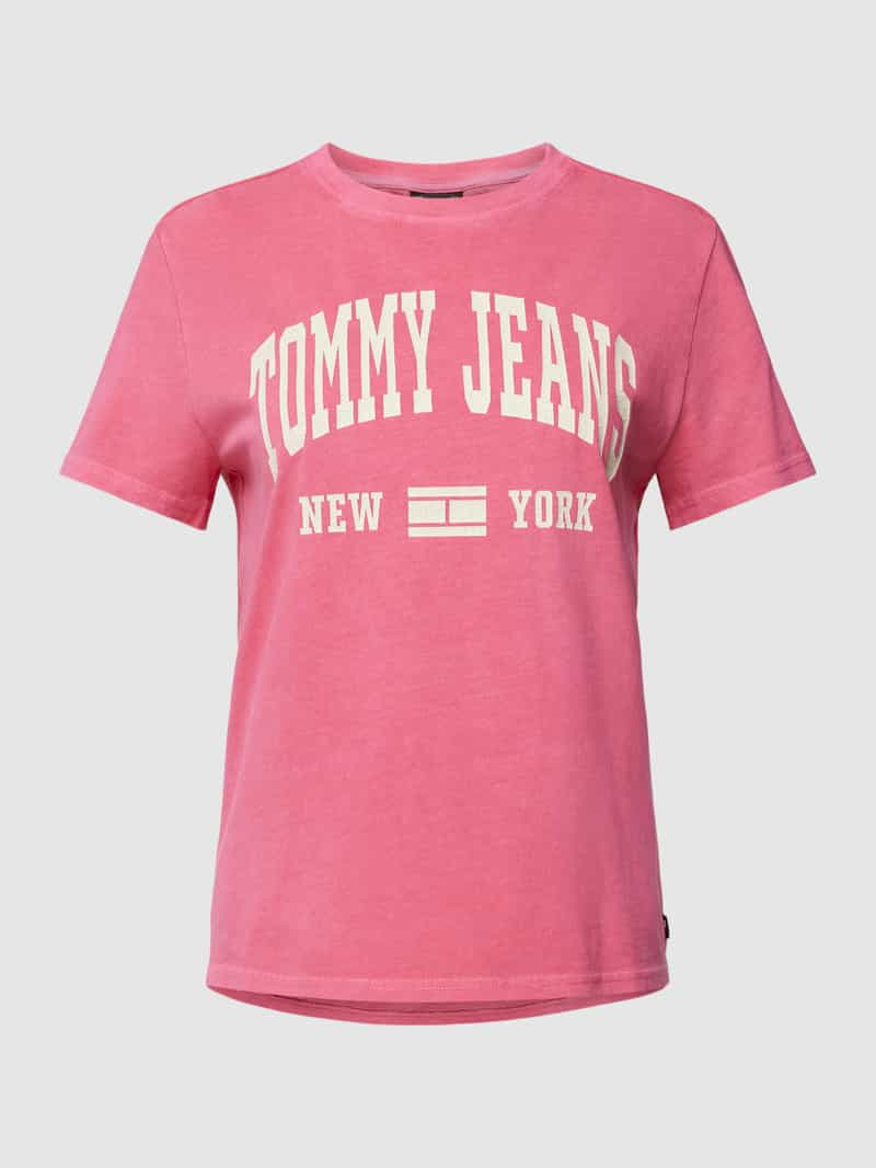 Tommy Jeans T-shirt met labelprint