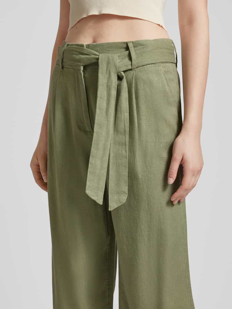 Only Stoffen broek met tailleriem model 'CARO'
