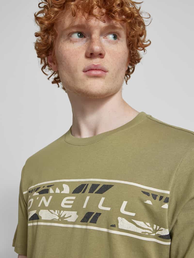 O'Neill T-shirt met labelprint