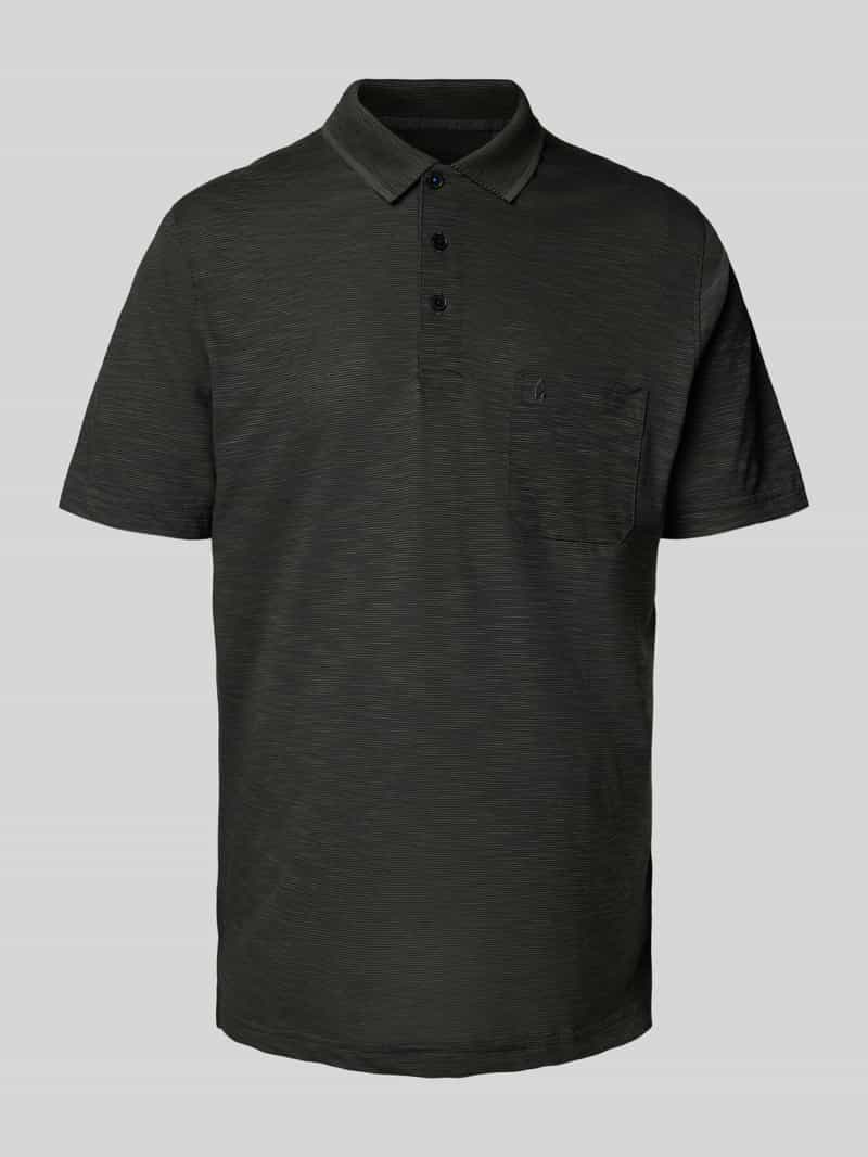 RAGMAN Regular fit poloshirt met borstzak