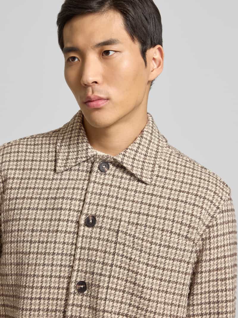 Selected Homme Oversized overhemdjack van wolmix model 'REGARI'