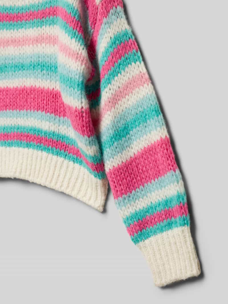 Only Comfort fit gebreide pullover met ronde hals model 'ALYSSA'