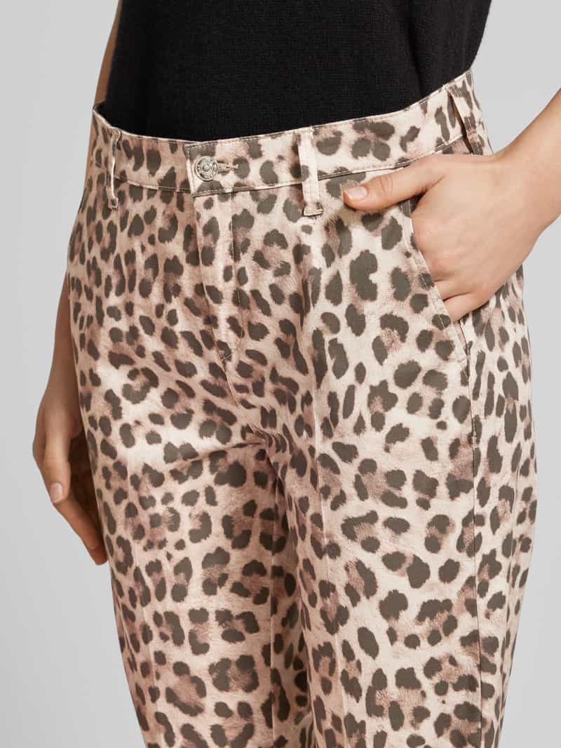 MAC Slim fit chino met verkort model 'turn up'