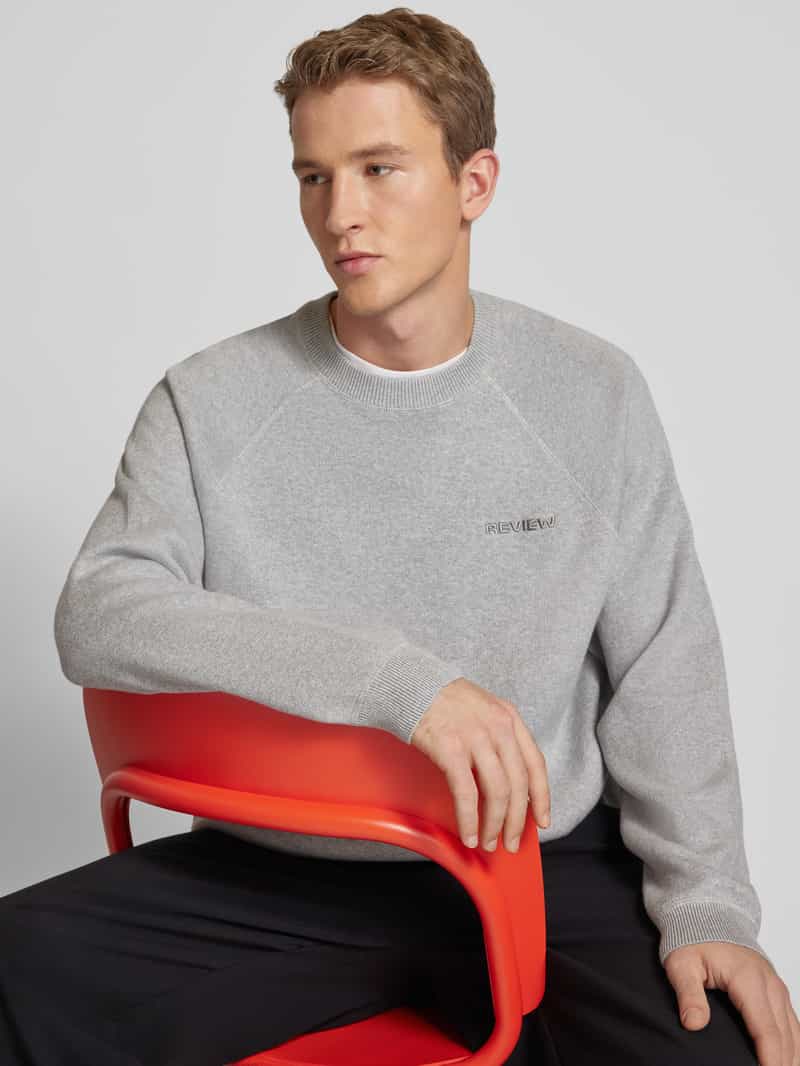 REVIEW Gebreide pullover met ribboorden