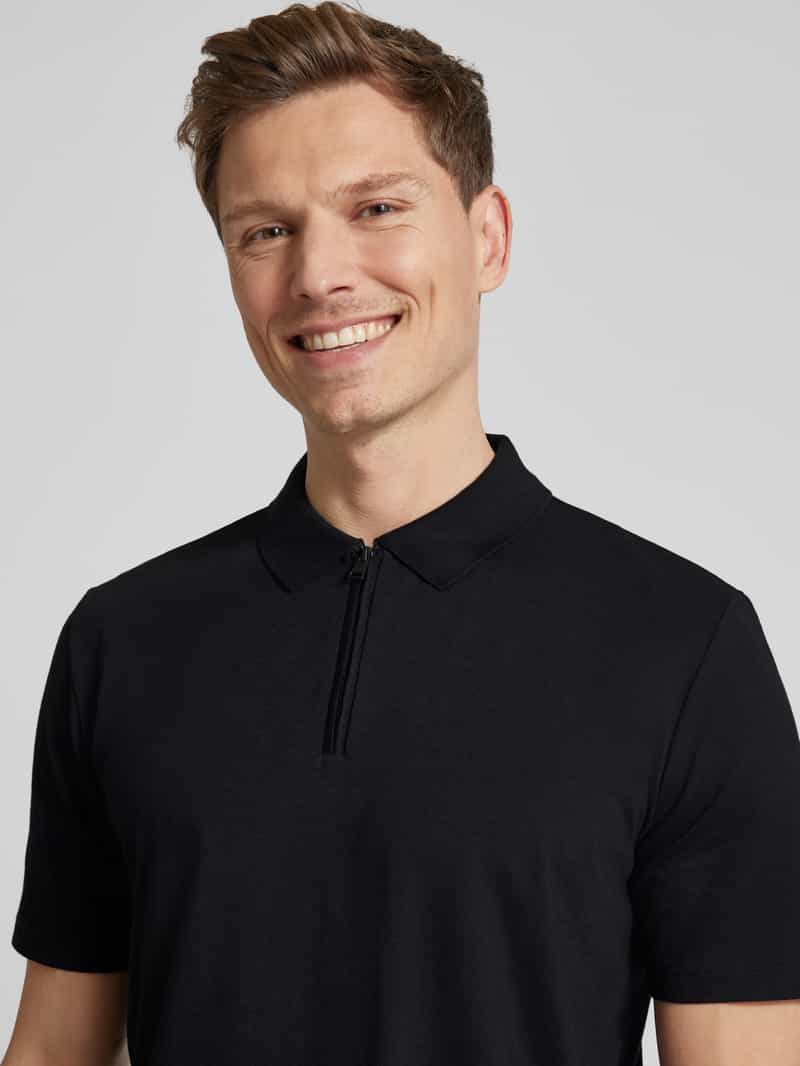 HUGO Regular fit poloshirt met labelpatch model 'Dekok'
