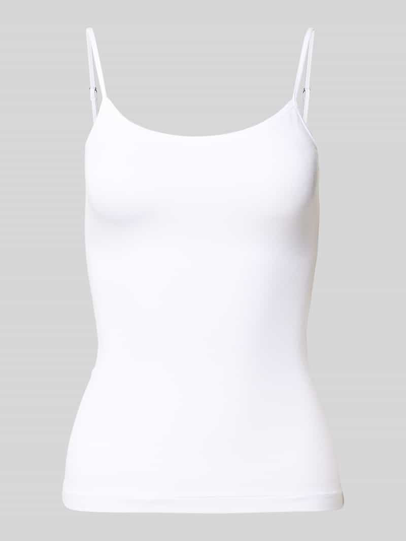 Hanro Top met bandjes en ronde hals