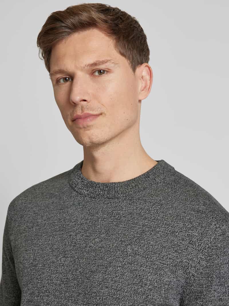 Tom Tailor Denim Regular fit gebreide pullover van katoen