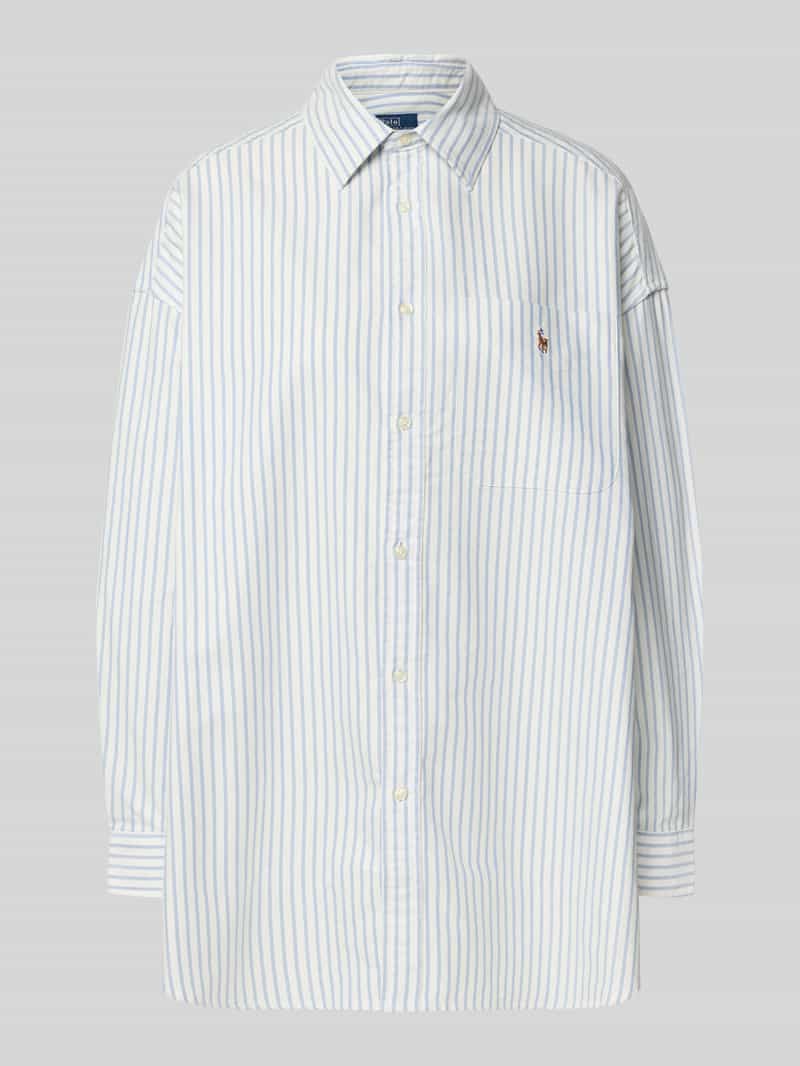 Polo Ralph Lauren Regular fit overhemdblouse met logostitching