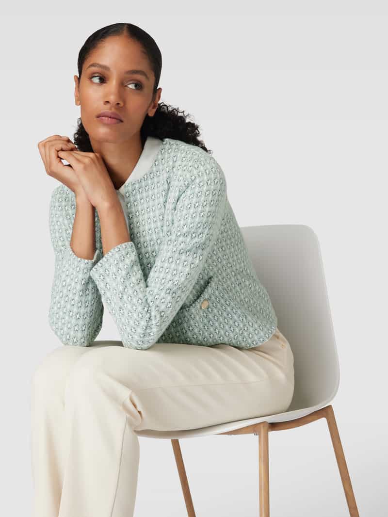 Zero Blazer met all-over motief