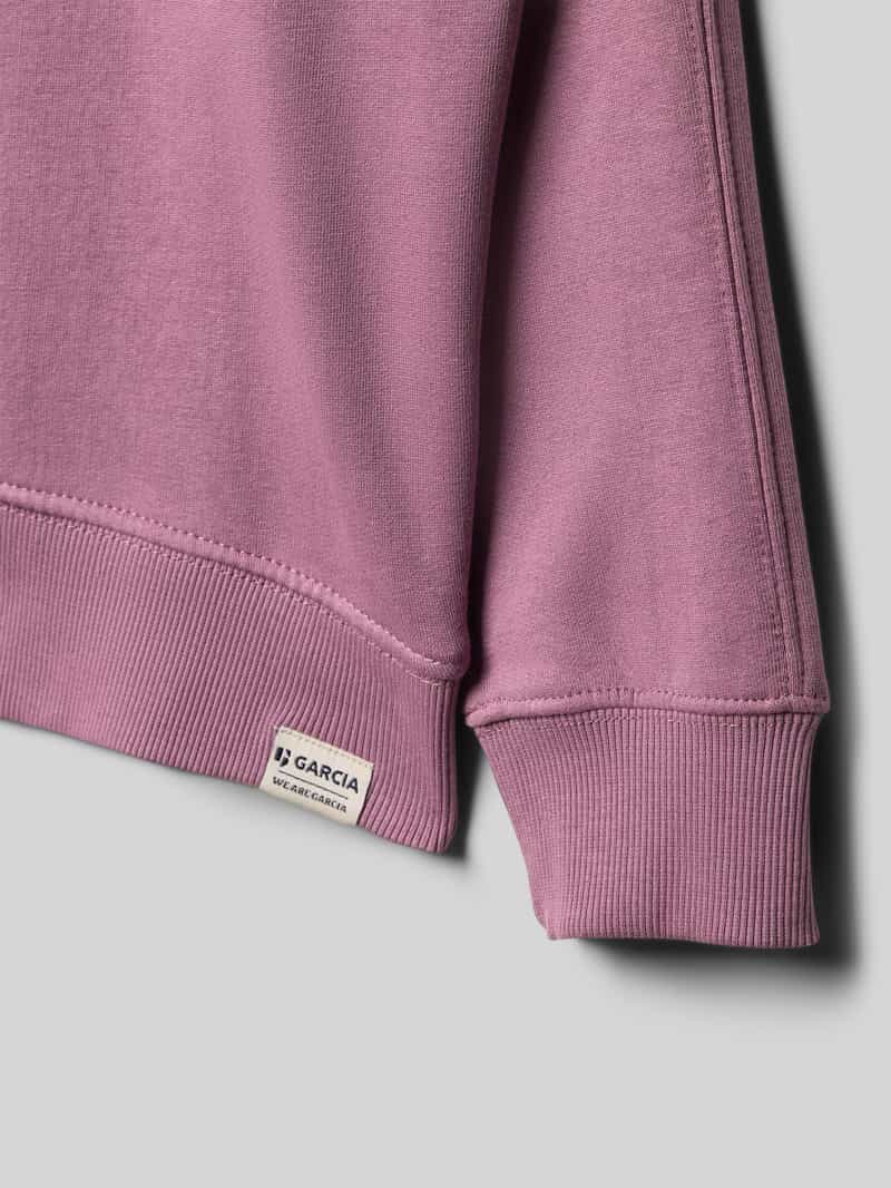 Garcia Sweatshirt met motiefprint aan de achterkant