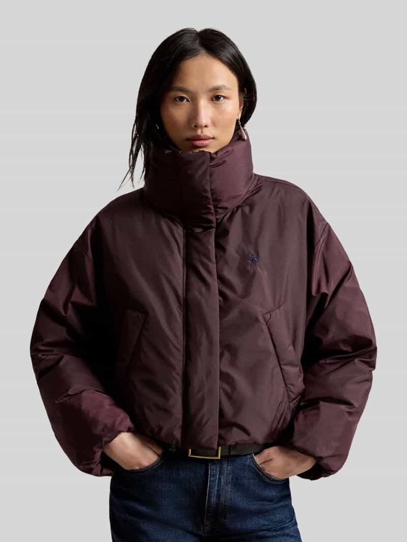 Polo Ralph Lauren boxy fit gewatteerd jack met gestikt logo