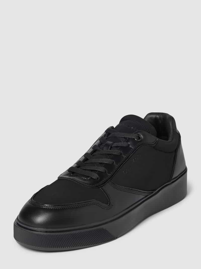 CK Calvin Klein Sneakers van leer met labelprint